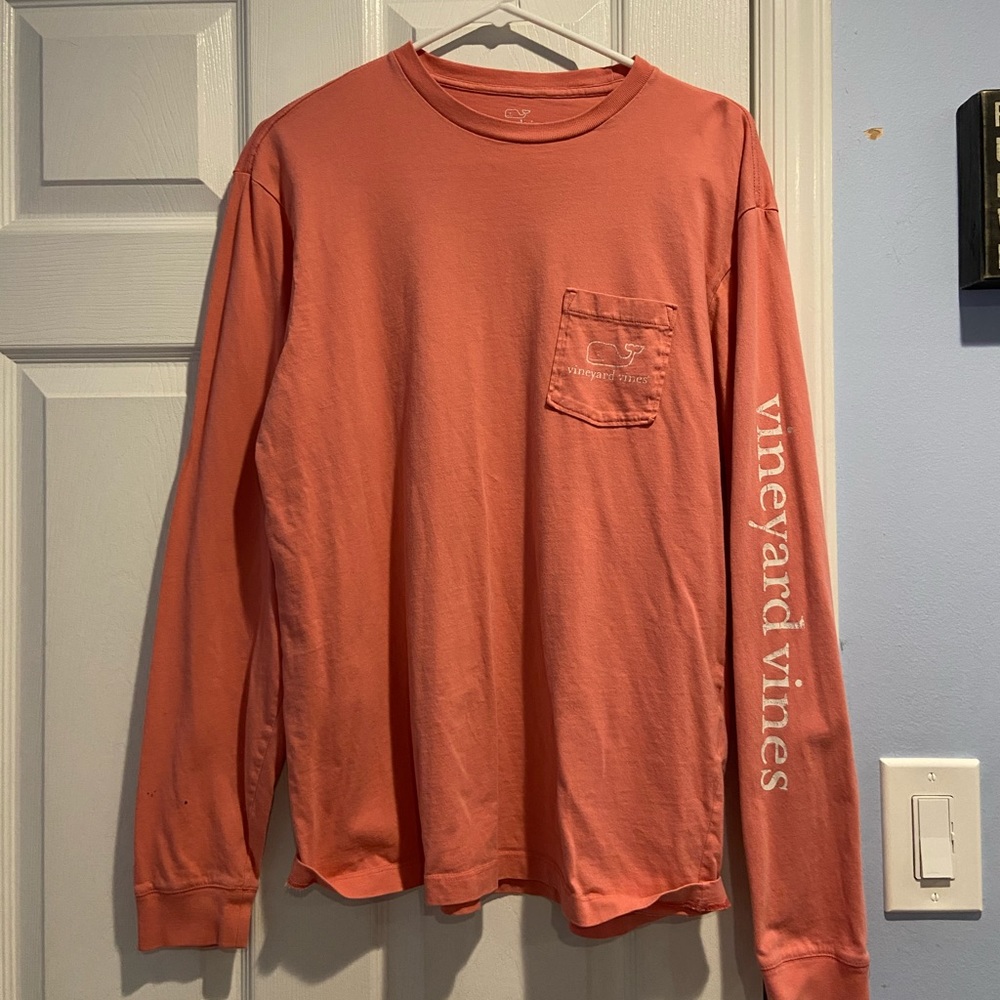 Vineyard vines long sleeve logo tshirt